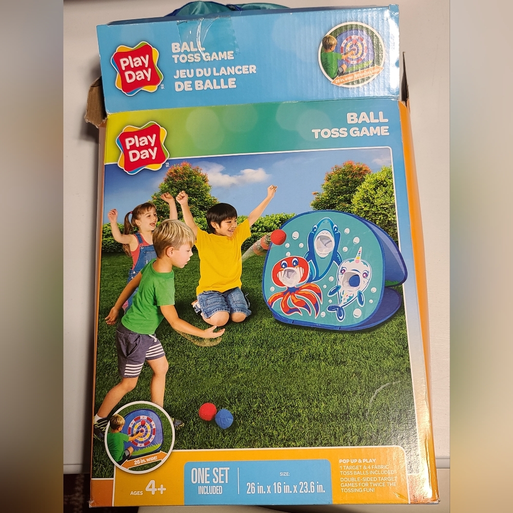 Play Day Ball Toss Game, 2 in 1